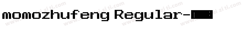 momozhufeng Regular字体转换